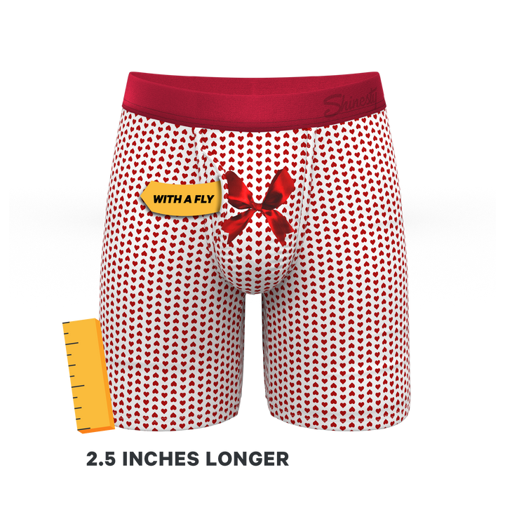 Shinesty "Date Night" Long Leg Ball Hammock® Pouch Boxer Briefs w/ Fly
