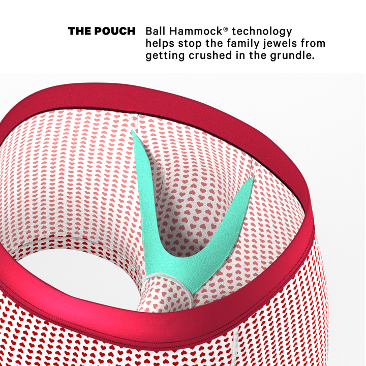 Shinesty "The Date Night" Valentine's Day Bow Ball Hammock® Pouch Trunks