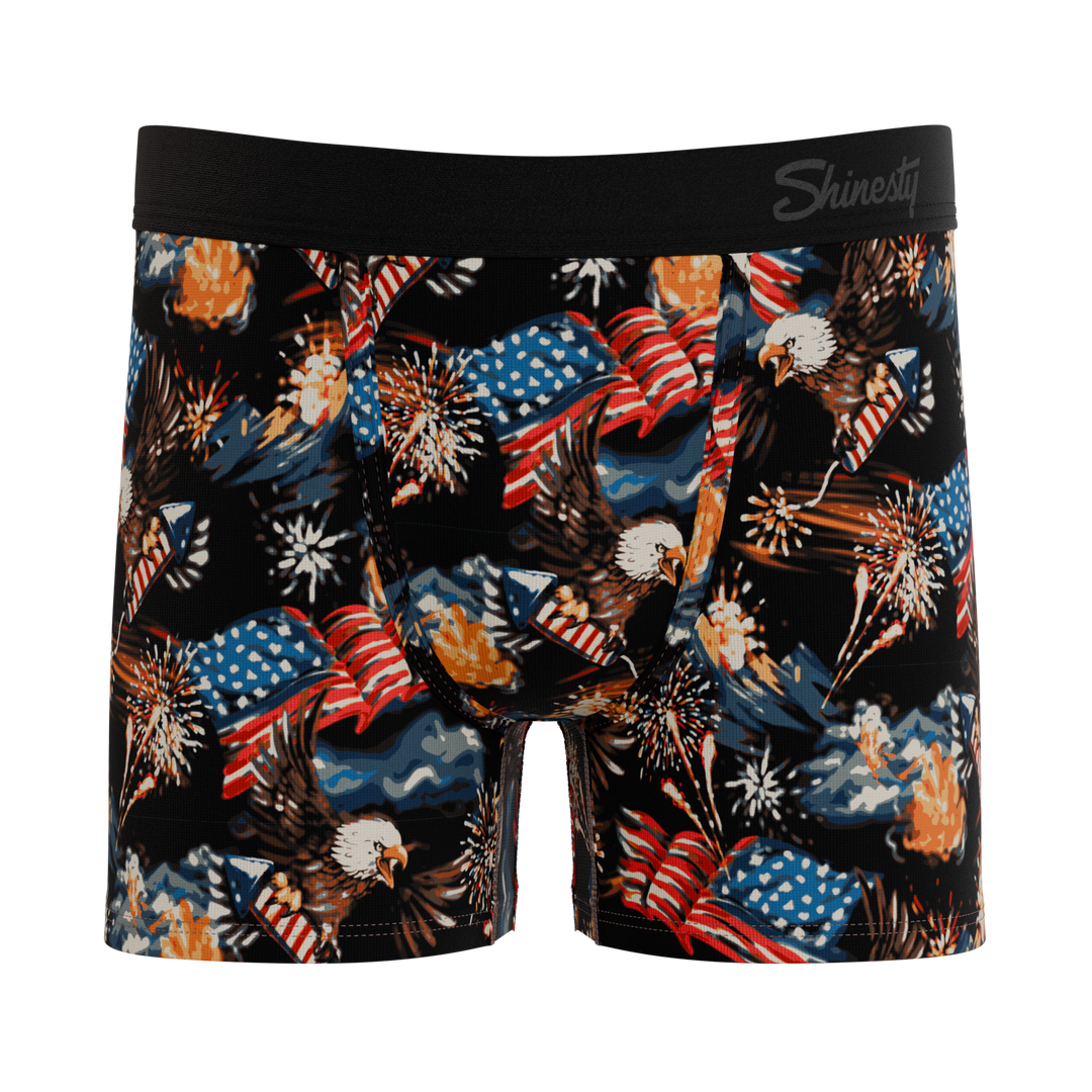 Shinesty The Declaration Americana eagles boys boxer briefs – patriotic kids underwear