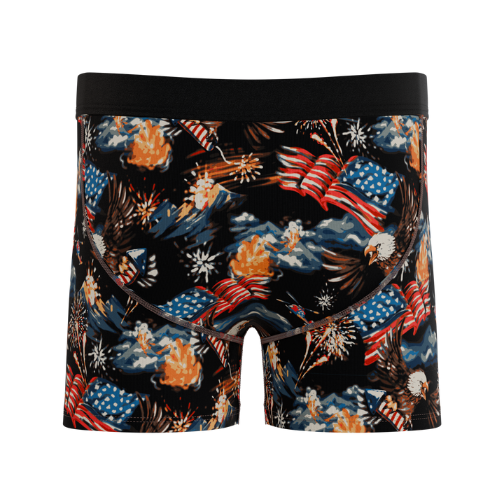 Shinesty The Declaration Americana eagles boys boxer briefs – patriotic kids underwear