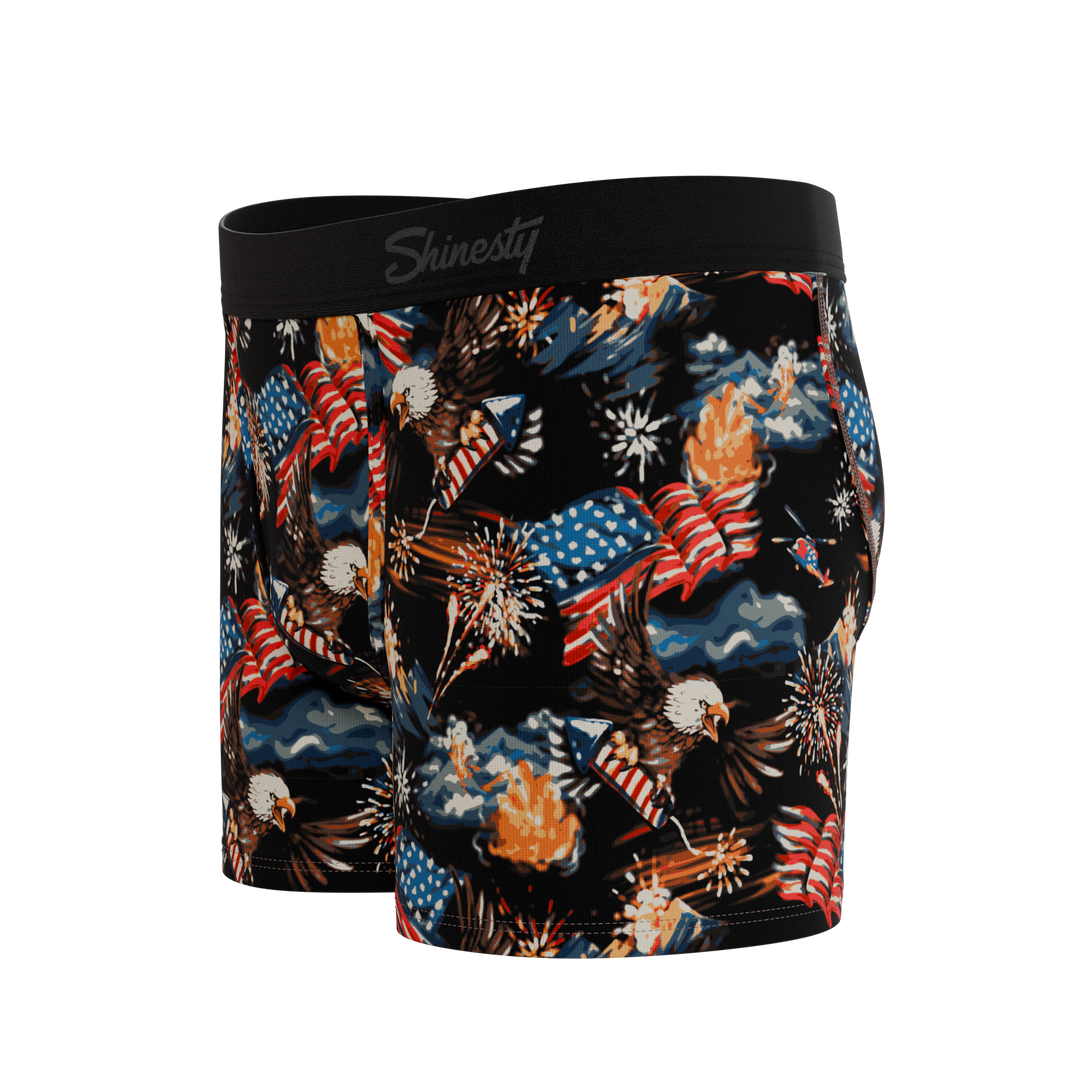 Shinesty The Declaration Americana eagles boys boxer briefs – patriotic kids underwear