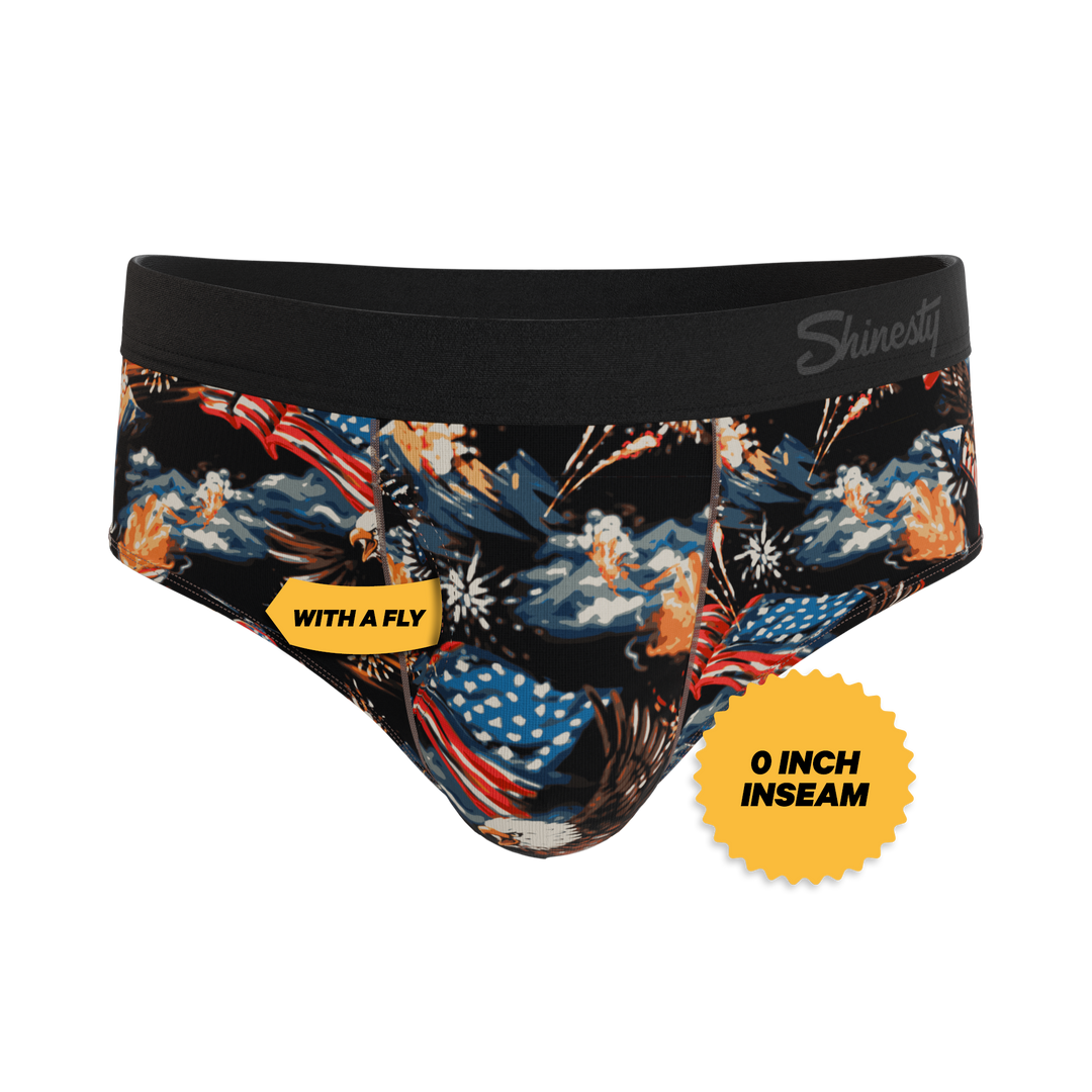 Shinesty The Declaration Americana eagles Ball Hammock briefs – funny patriotic underwear