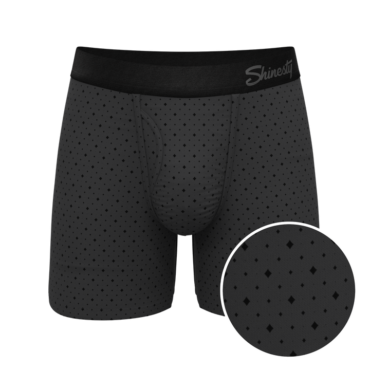 Shinesty "The Diamond Dog" Micro Diamonds Ball Hammock® Pouch Boxer Briefs (With Fly)