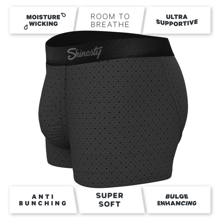 Shinesty The Diamond Dog Micro Diamonds Ball Hammock® Pouch Trunks Underwear