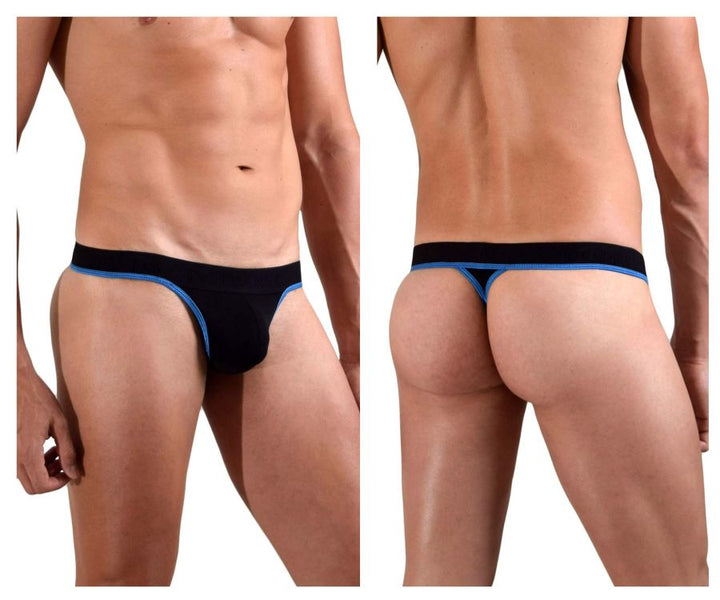 Doreanse Borderline Thongs in Black – men's thongs