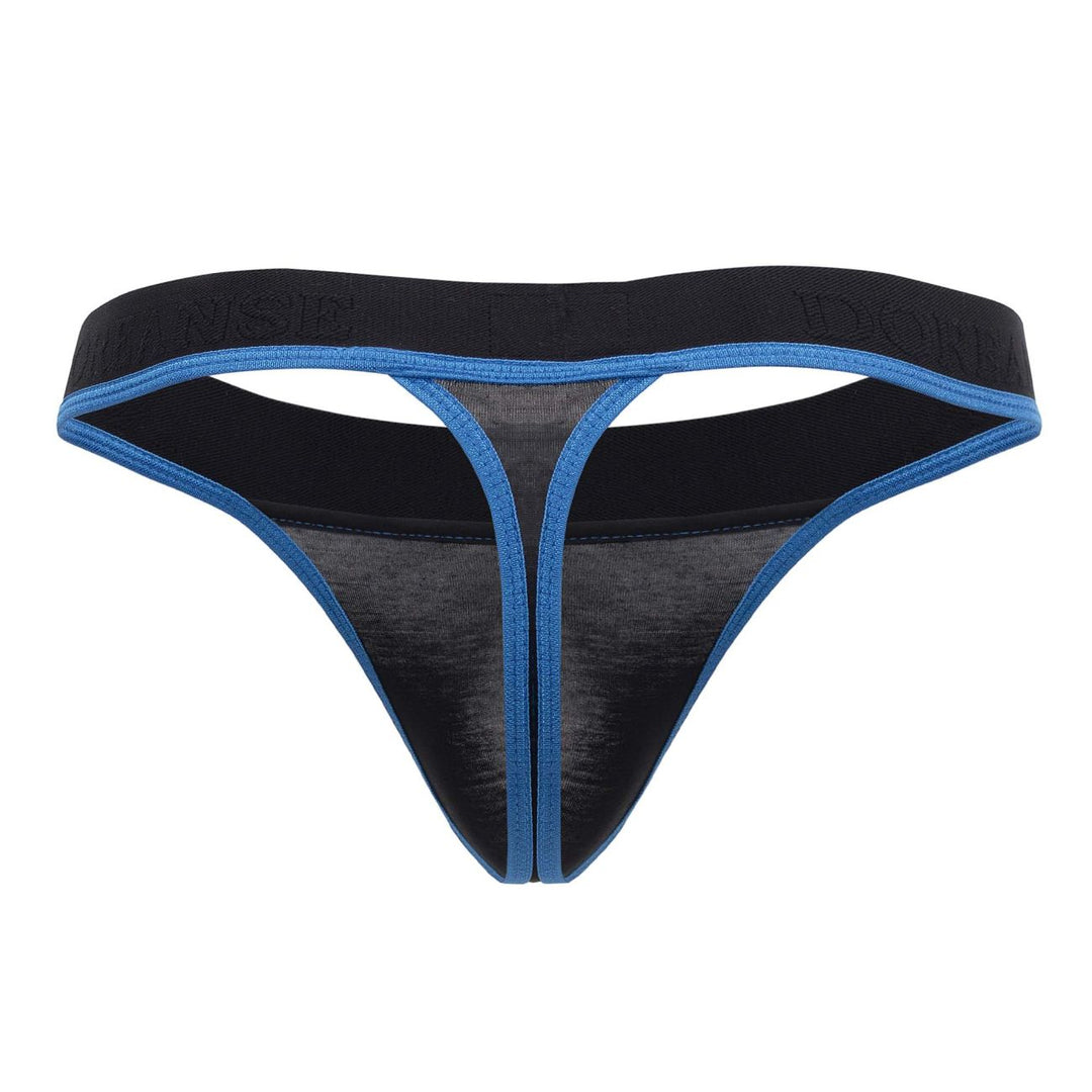Doreanse Borderline Thongs in Black – men's thongs