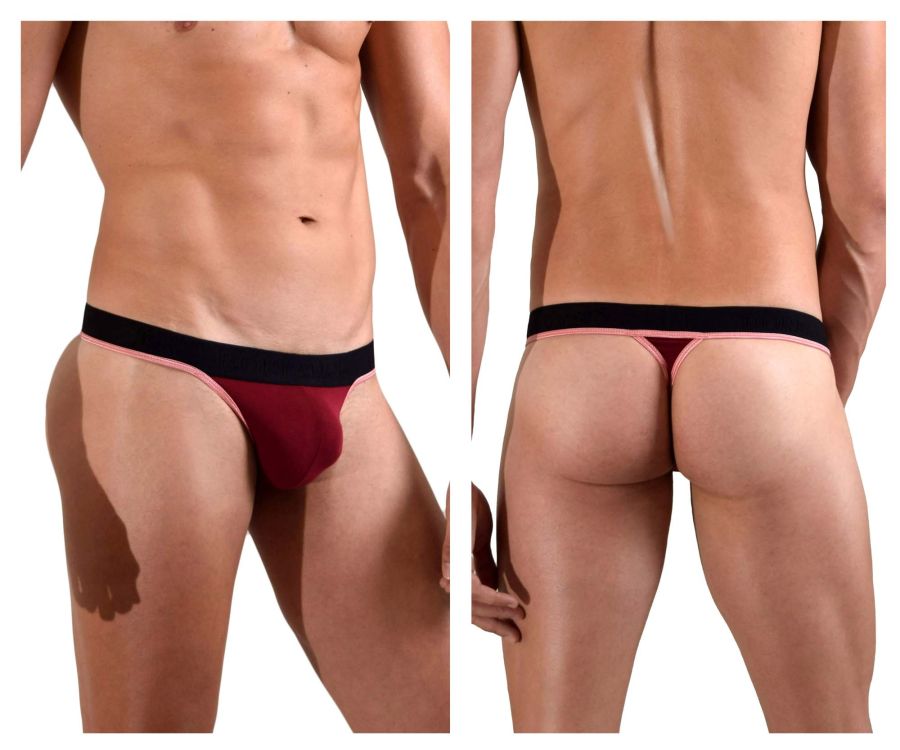 Doreanse Borderline Thongs in Bordeaux – men's thongs