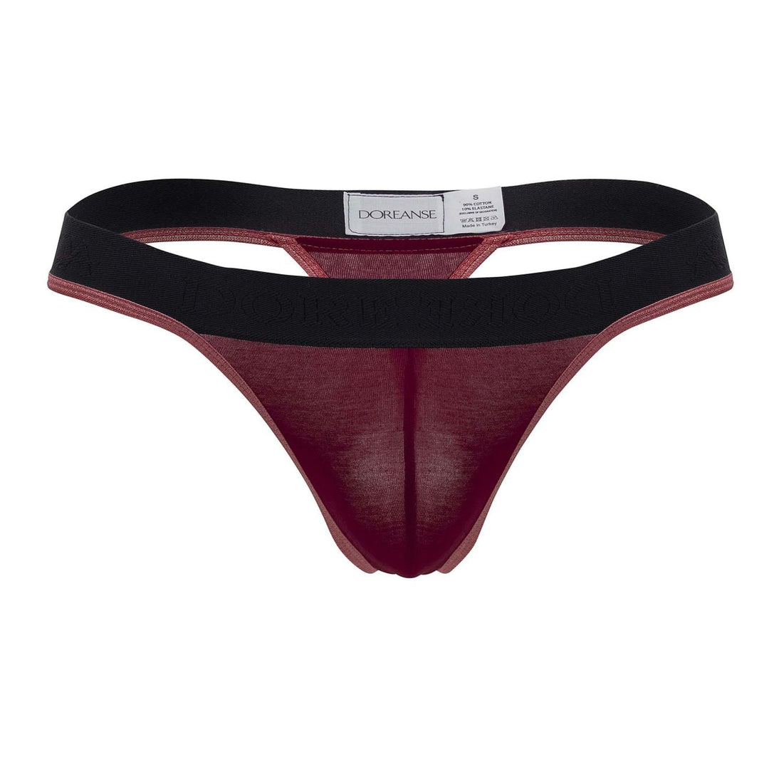 Doreanse Borderline Thongs in Bordeaux – men's thongs