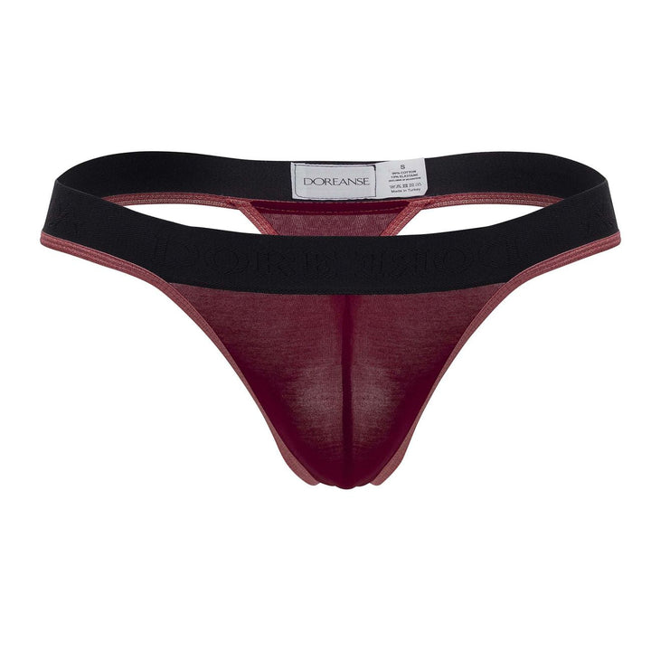 Doreanse Borderline Thongs in Bordeaux – men's thongs
