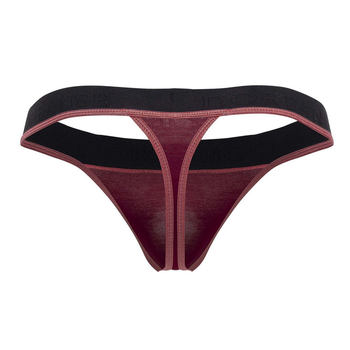 Doreanse Borderline Thongs in Bordeaux – men's thongs