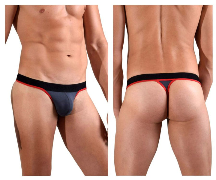 Doreanse Borderline Thongs in Charcoal – men's thongs