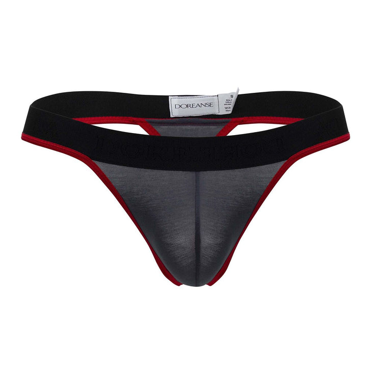 Doreanse Borderline Thongs in Charcoal – men's thongs