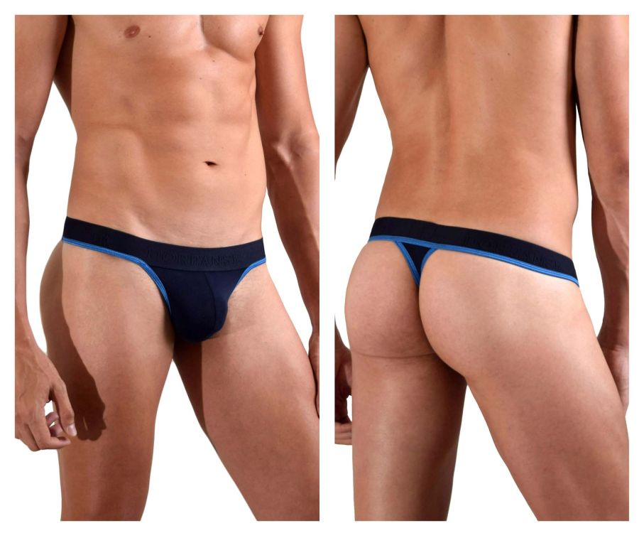 Doreanse Borderline Thongs in Navy – men's thongs