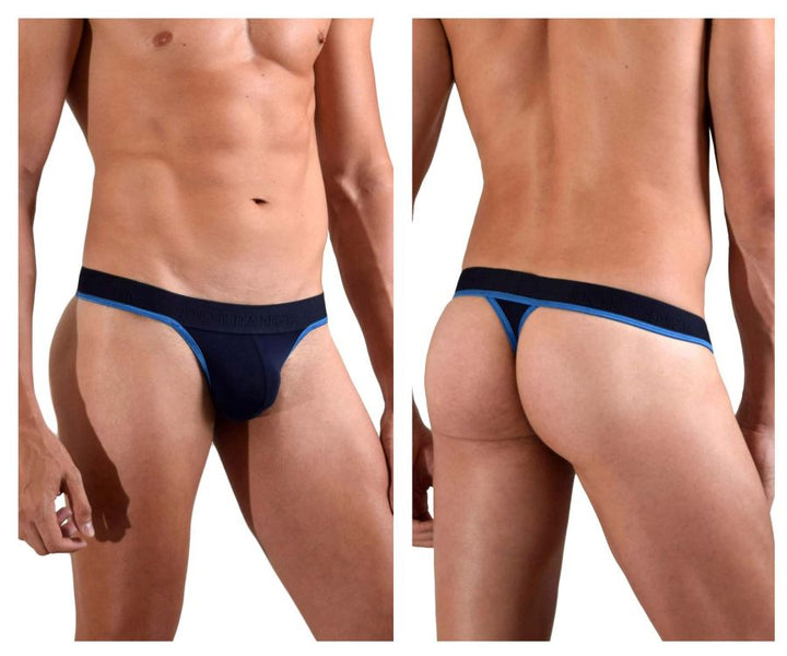 Doreanse Borderline Thongs in Navy – men's thongs