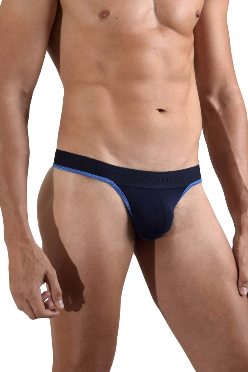 Doreanse Borderline Thongs in Navy – men's thongs