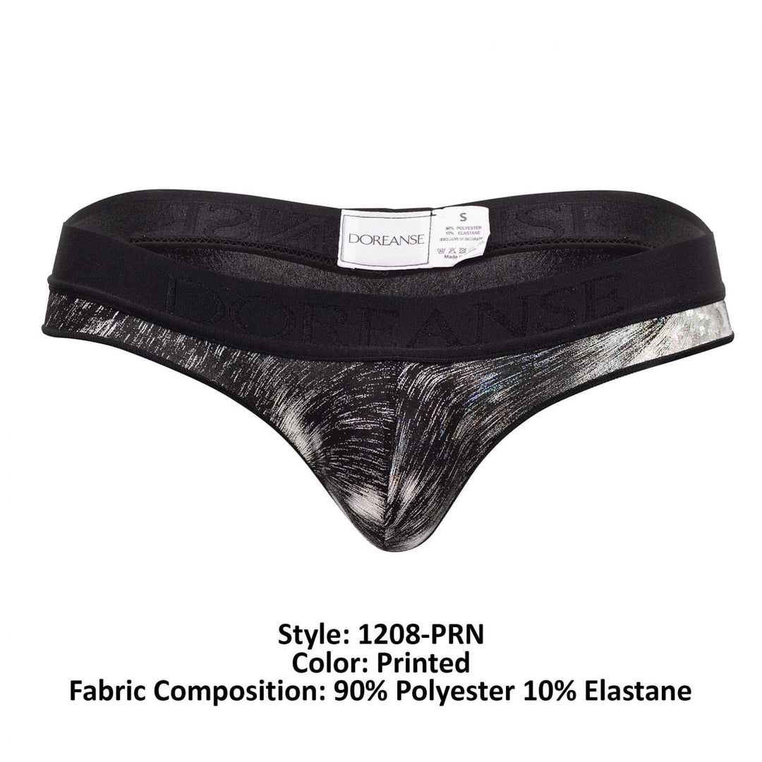 Doreanse Nebula Thongs in Printed – men's thongs