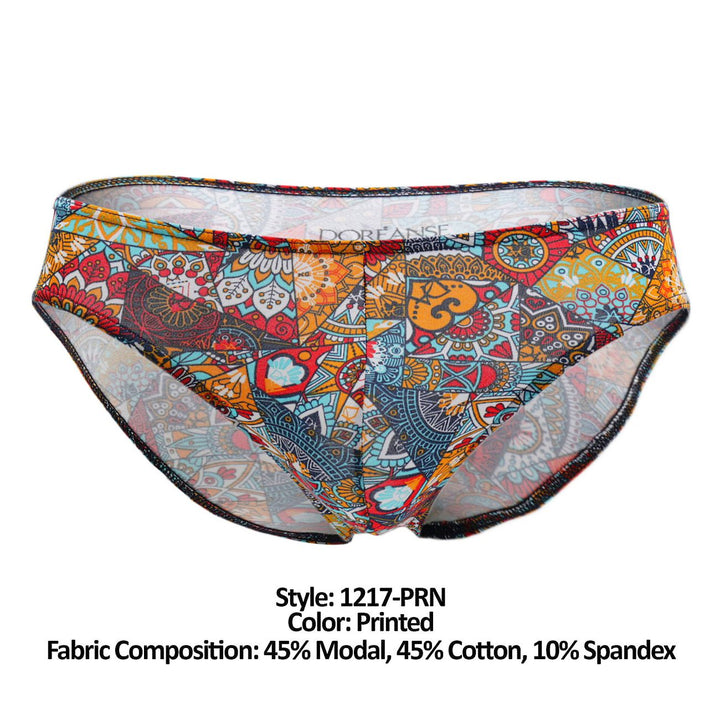 Doreanse Groovy Men's Bikini Brief in Printed – men's briefs
