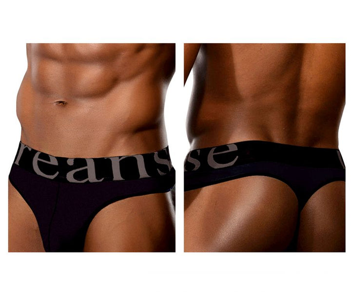 Doreanse Wide-band Men's Thong in Black – men's thongs