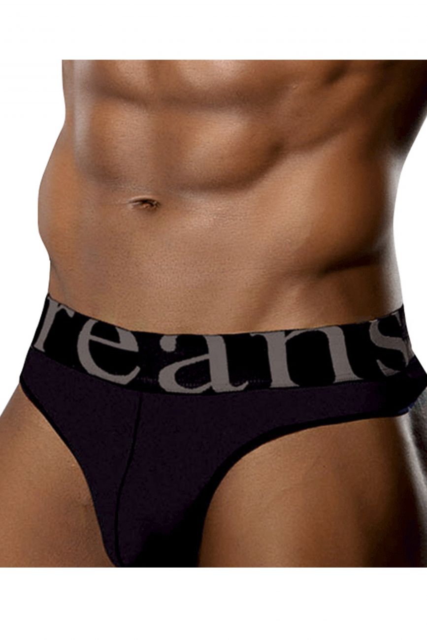 Doreanse Wide-band Men's Thong in Black – men's thongs
