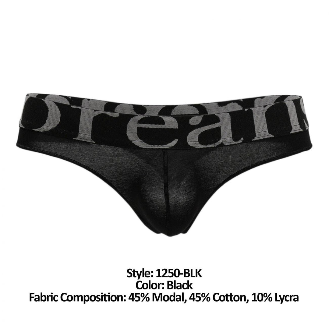 Doreanse Wide-band Men's Thong in Black – men's thongs