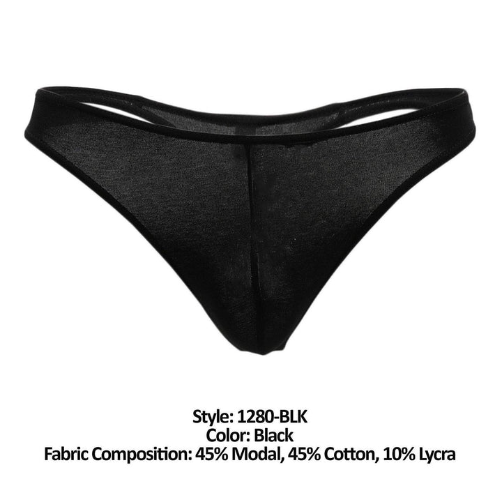 Doreanse Hang-loose Men's Thong in Black – men's thongs