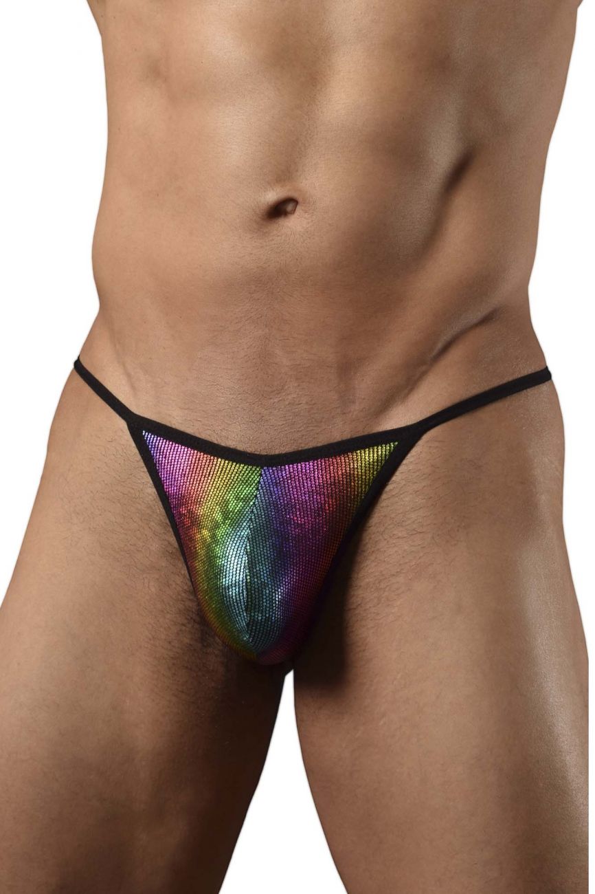 Doreanse Disco Thongs in Rainbow – men's thongs