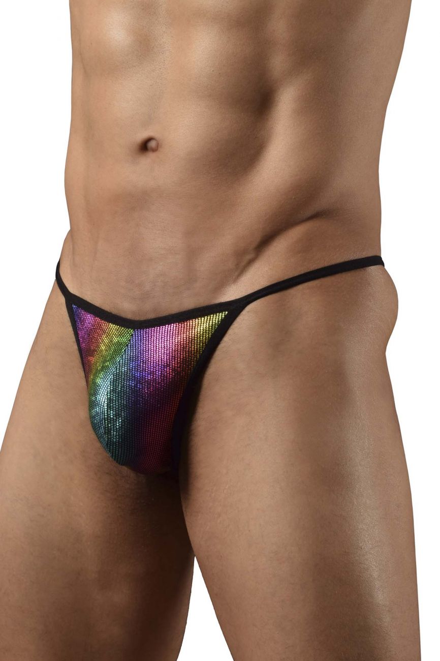 Doreanse Disco Thongs in Rainbow – men's thongs