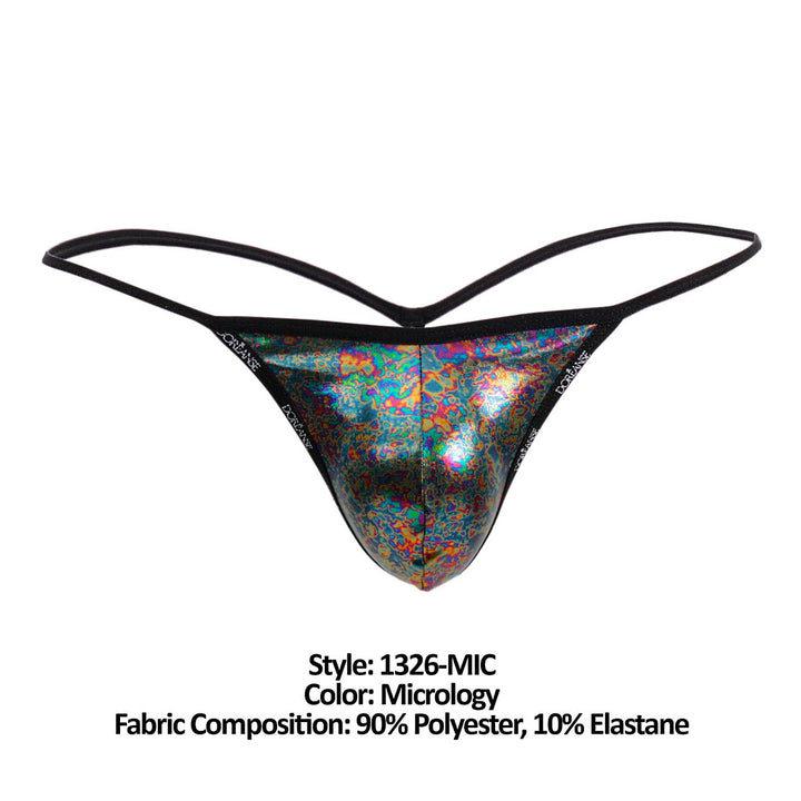 Doreanse Flashy Men's Thong in Micrology Print – men's thongs