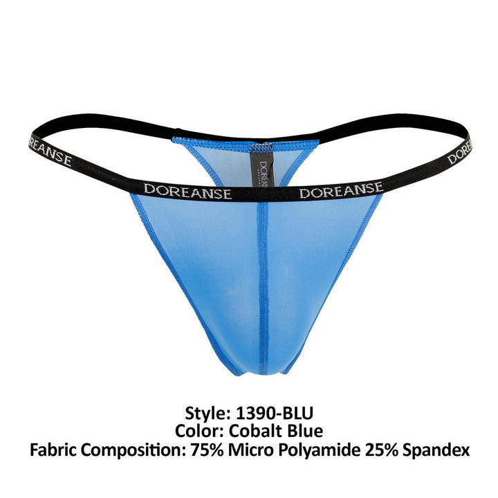 Doreanse Aire Thongs in Cobalt Blue – men's thongs