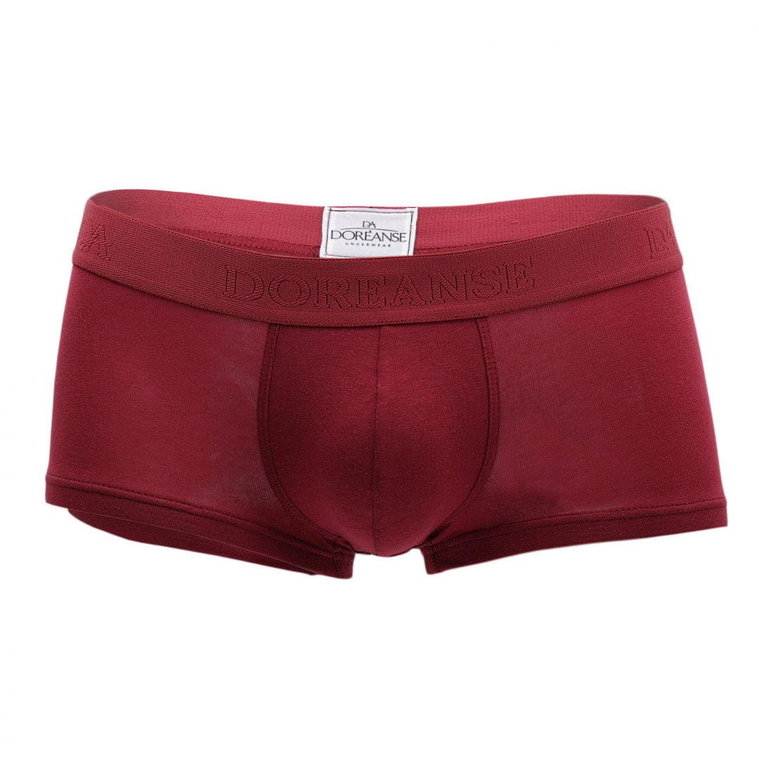 Doreanse Low-rise Men's Trunk Underwear in Bordeaux – men's trunks