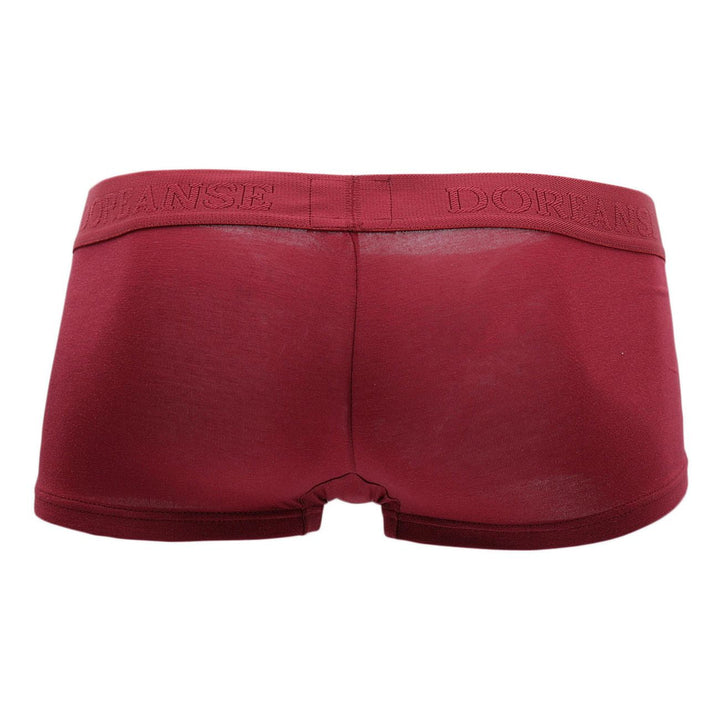 Doreanse Low-rise Men's Trunk Underwear in Bordeaux – men's trunks