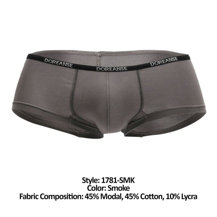 Doreanse Naked Mini Trunk in Smoke – men's trunks