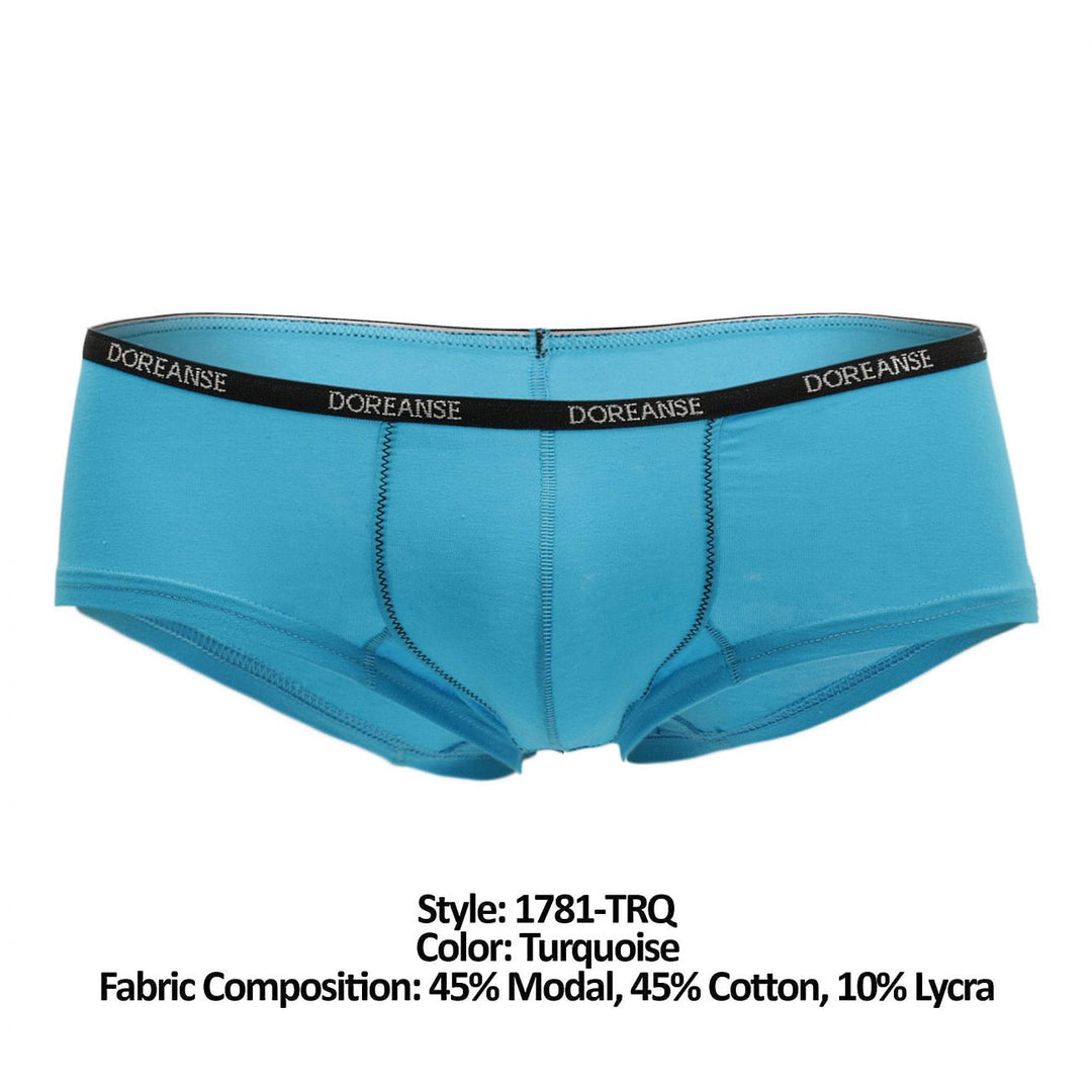 Doreanse Naked Mini Trunk in Turquoise – men's trunks