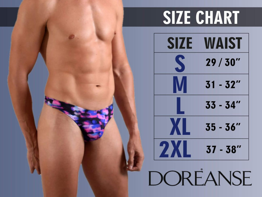 Doreanse Hang-loose Briefs in Blue – men's briefs
