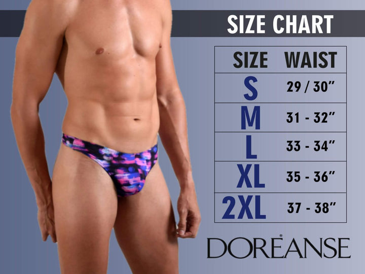 Doreanse Naked Mini Trunk in Turquoise – men's trunks