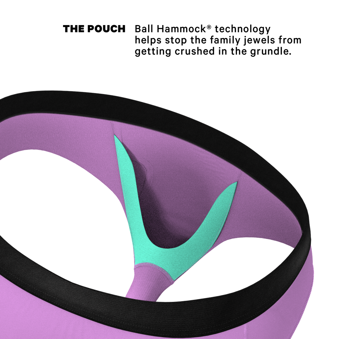 Shinesty "The Double Entendre" Eggplant Ball Hammock® Pouch Briefs