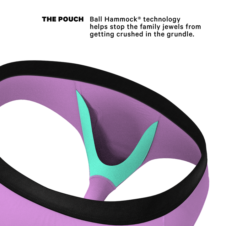 Shinesty "The Double Entendre" Eggplant Ball Hammock® Pouch Briefs