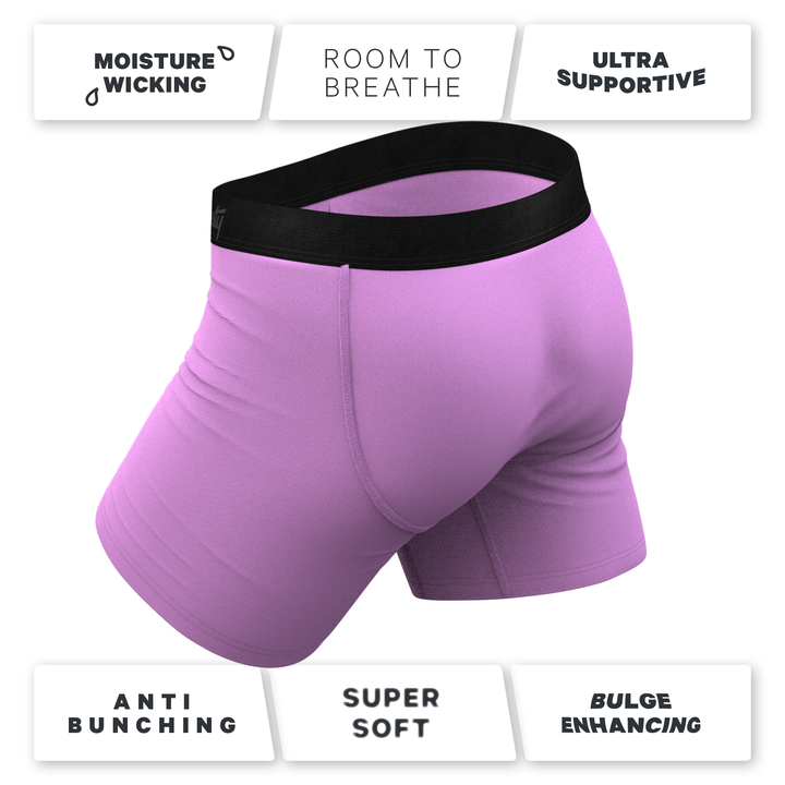 Shinesty "The Double Entendre" Eggplant Ball Hammock® Pouch Underwear