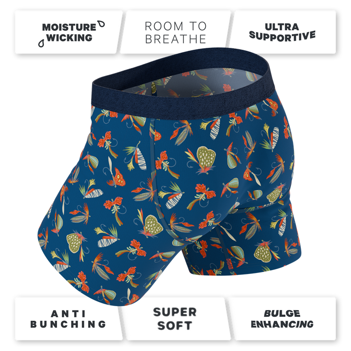 The Dry Fly Fly Fishing Ball Hammock® Pouch Underwear by Shinesty