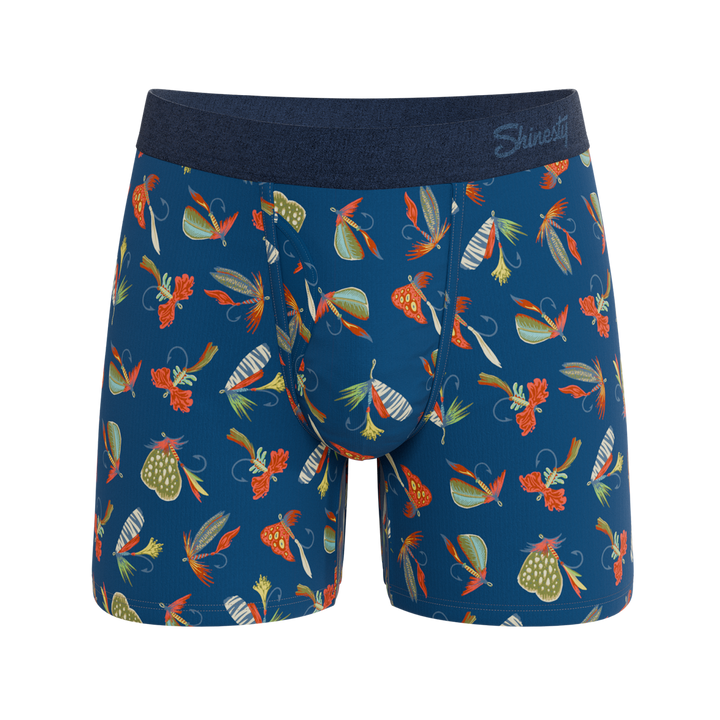 The Dry Fly | Fly Fishing Ball Hammock® Pouch Underwear with Fly — Men's Novelty Boxer Briefs