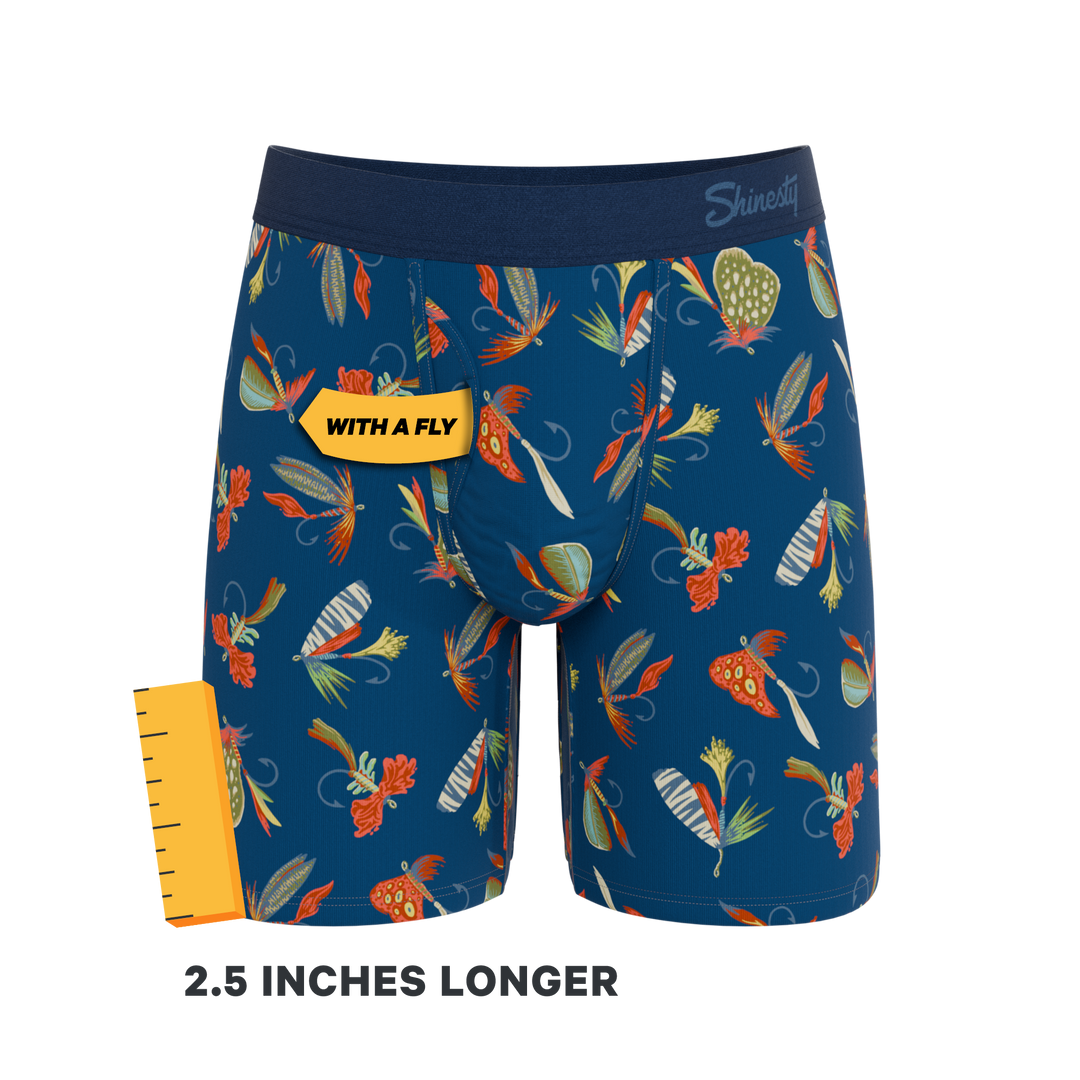 The Dry Fly Fly Fishing Long Leg Ball Hammock® Pouch Underwear With Fly by Shinesty