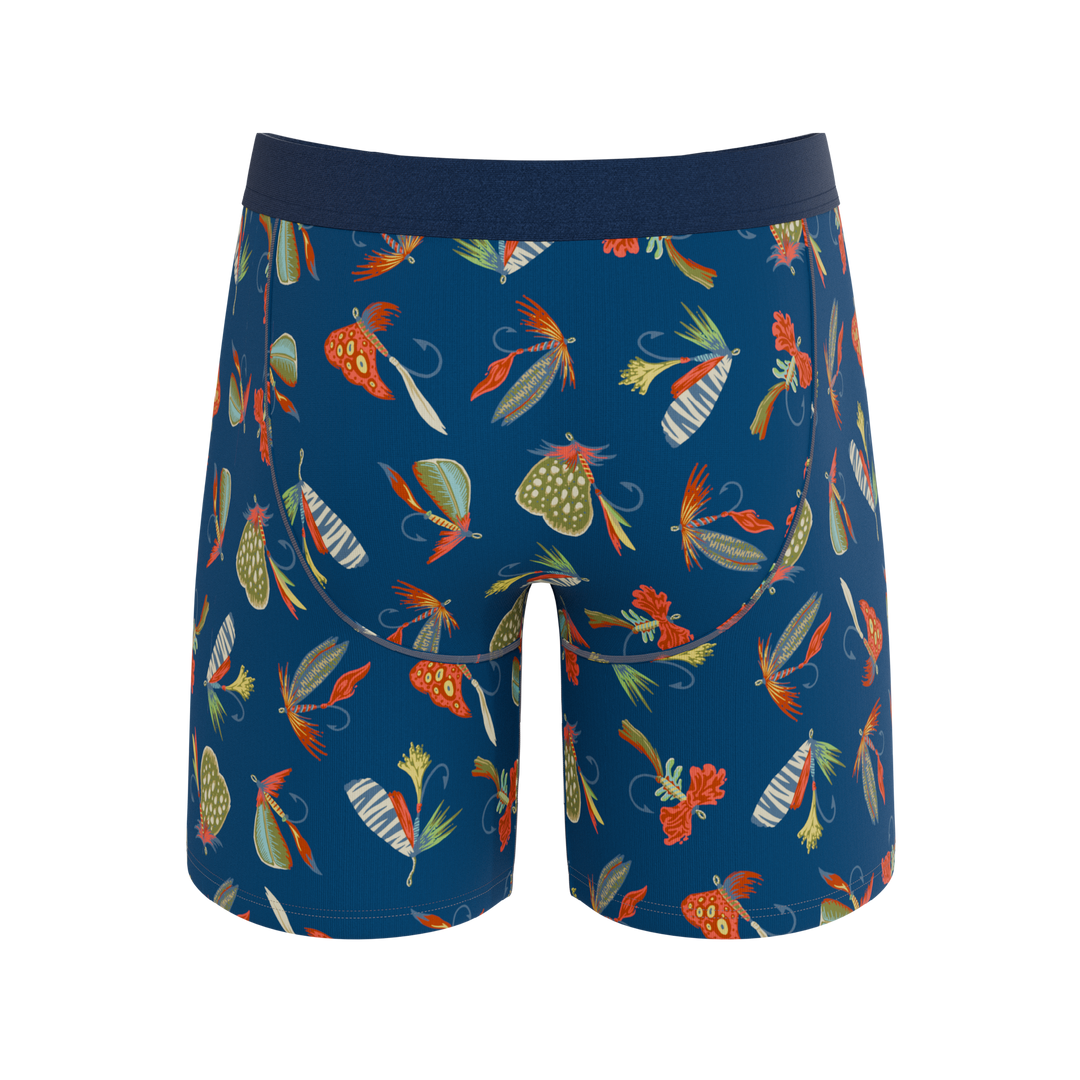 The Dry Fly Fly Fishing Long Leg Ball Hammock® Pouch Underwear With Fly by Shinesty