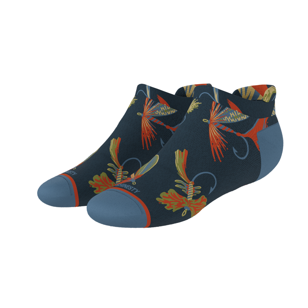 The Dry Fly | Fly Fishing Heel Hammock™ Ankle Socks for Men & Women