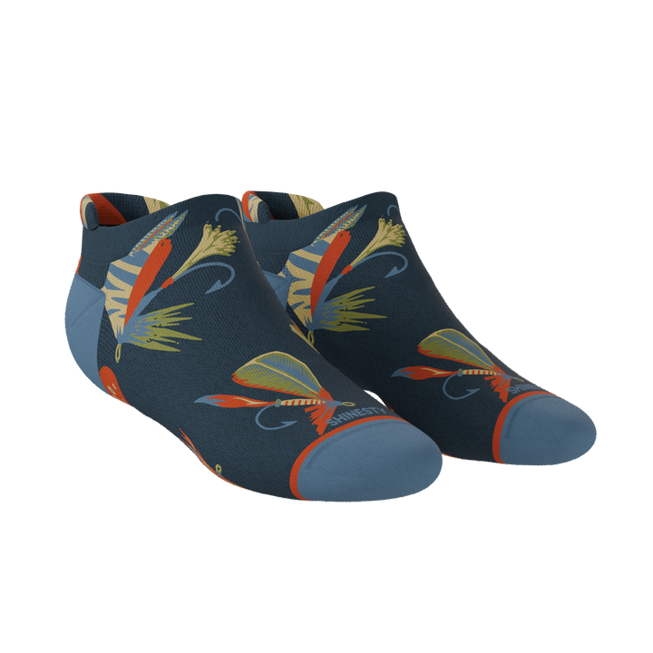 The Dry Fly | Fly Fishing Heel Hammock™ Ankle Socks for Men & Women