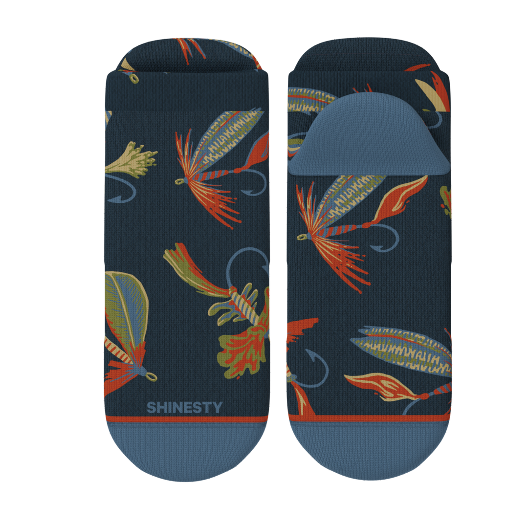 The Dry Fly | Fly Fishing Heel Hammock™ Ankle Socks for Men & Women