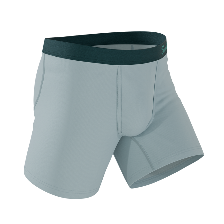 The Dry Ice | Muted Steel Blue Ball Hammock® Pouch Underwear