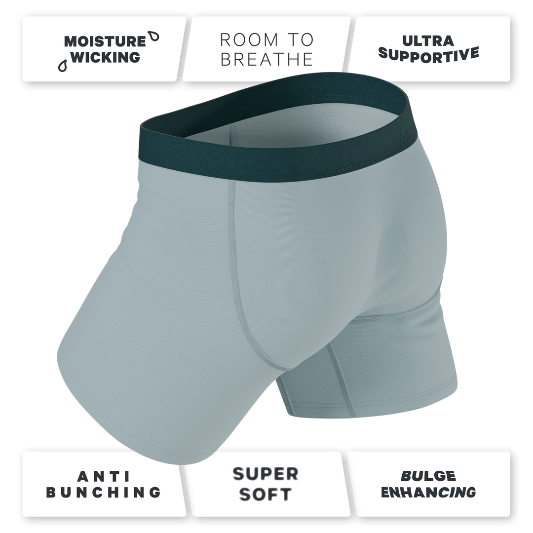 The Dry Ice | Muted Steel Blue Ball Hammock® Pouch Underwear