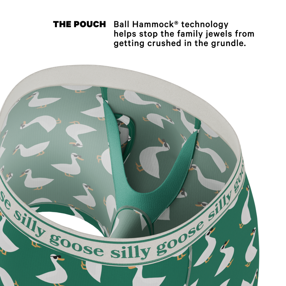 Shinesty x Middle Class Fancy The Duck You Ball Hammock underwear with fly – men's duck print boxer brief