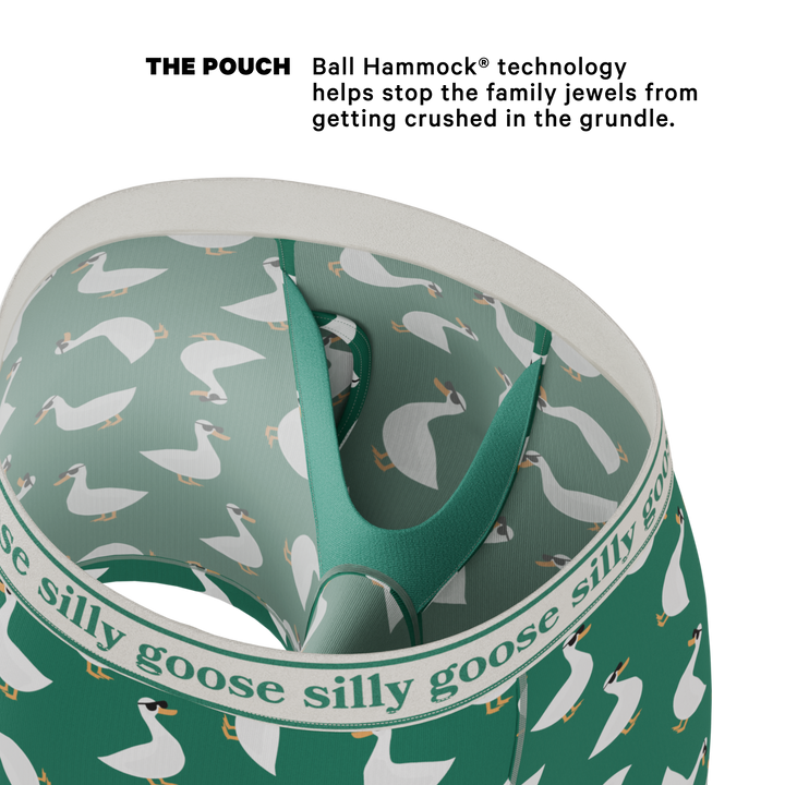 Shinesty x Middle Class Fancy The Duck You Ball Hammock underwear with fly – men's duck print boxer brief