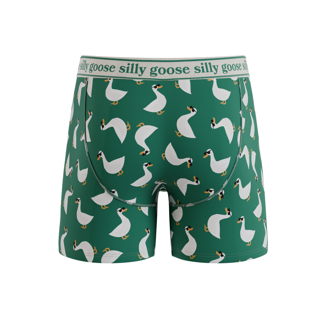 Shinesty x Middle Class Fancy The Duck You Ball Hammock underwear with fly – men's duck print boxer brief